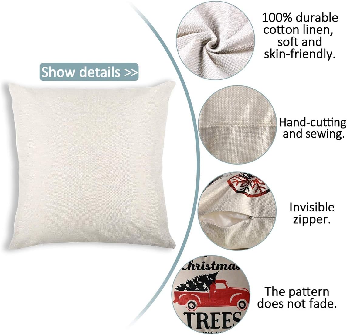 reindeer throw pillows