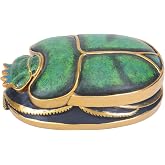 Green and Gold Scarab Collectible Figurine