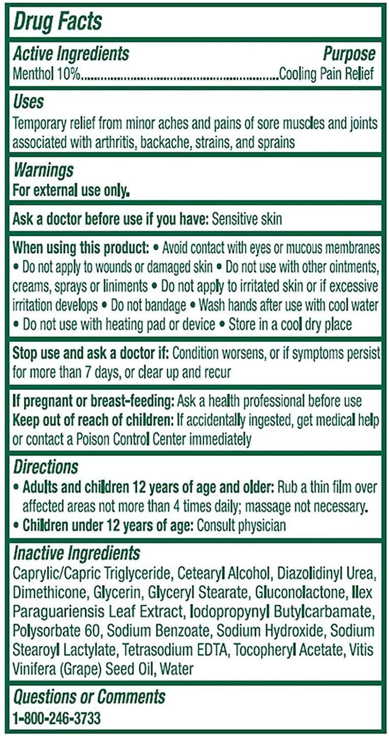 Biofreeze Arthritis Pain Relief Cream, Fast Acting, Long Lasting, & Powerful Topical Pain Reliever, 3 oz. Jar: Industrial & Scientific