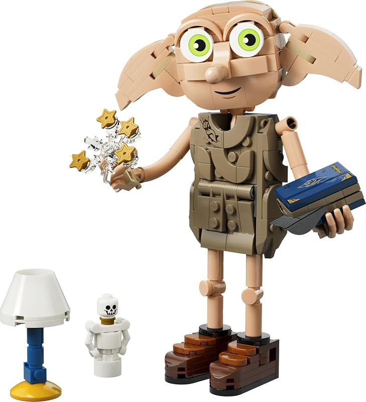 Harry Potter 2 in 1 Dobby l'Elfo Libero Giocattolo - Modello Trasformabile in Kreacher - Decorazione per Cameretta Fai da Te - Regalo per Bambine e Bambini da 8 Anni in su e per i Fan - 76469 — foto 8 di 8