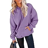 TICTICMIMI Women's Hoodies Sweatshirts Cute Long Sleeve Tops Loose Fleece Pullover Shirts with Pocket