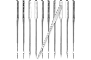 AHQIZFX 50Pcs Sewing Machine Needles, Size 100/16 Universal Leather&Jeans Sewing Machine Needles for Home Sewing Machine Compatible with Singer, Janome, Varmax and Old Sewing Machine