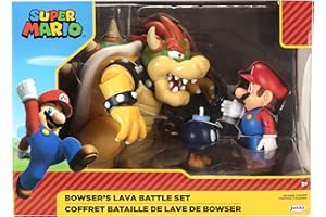 Super Mario 3 and 5 Inch Diorama World Of Nintendo - Bowser Diorama Set