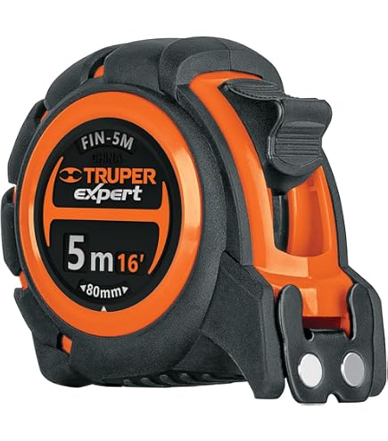 Fisco AW5M/D - Metro A Nastro Flexometro A1 PLUS, 5 Metri X 25 Mm, Precisione E Qualità