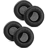 Ear Pads for Plantronics Headset, Replacement 50mm Ear Cushions Fits for Plantronics HW251N HW261N HW510 HW520 Blackwire C320 3210 3220 3320 Jabra Pro 920 9450 GN 2000 9125 (4 Pack)