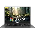 ASUS Chromebook CM1402 14" FHD Laptop, MediaTek Kompanio 520, 4GB LPDDR4x-3600 MHz RAM, 64GB eMMC, HD Webcam, WiFi 6, Bluetooth, Chrome OS, Gravity Gray