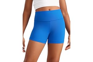 CRZ YOGA Girls Butterluxe Athletic Biker Shorts - Kids Teen High Waist Lounge Active Dance Yoga Running Buttery Soft