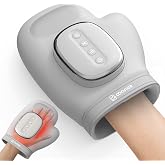 COMFIER Hand Massager with Heat and Compression for Arthritis Carpal Tunnel | Large Hand Chamber Fits Left or Right Hand, wit