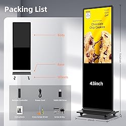 HomeTreeX 43'' Digital Signage Display Smart