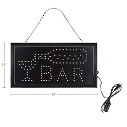LED Bar Sign - Neon Electric Display Sign with