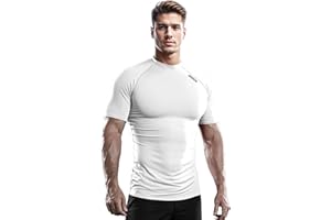 DRSKIN 3, 2 or 1 Pack Men's Compression Shirt Short Sleeve Top Baselayer Sports T-Shirt Athletic Running Active Workout