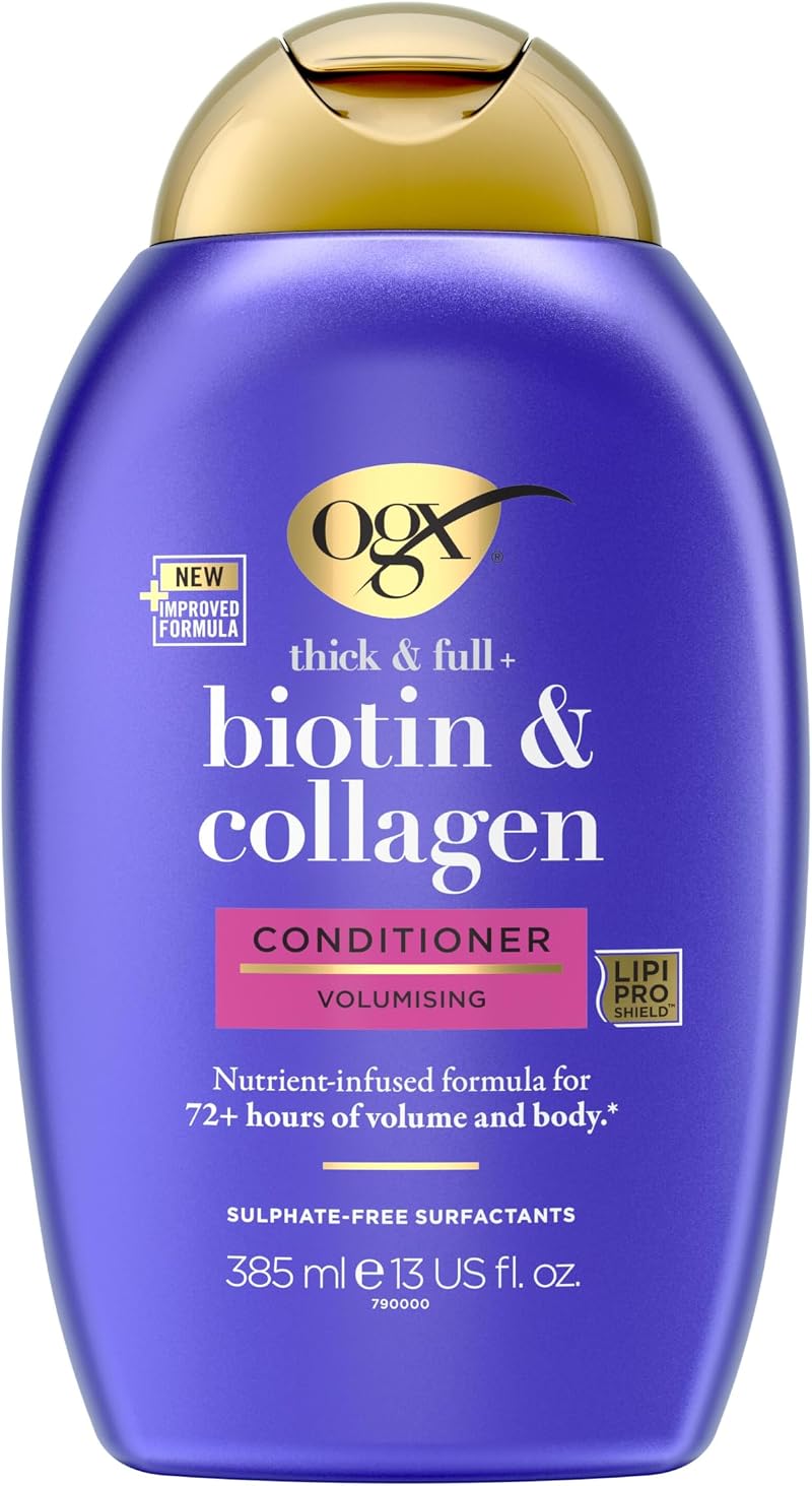 OGX Biotin & Collagen Conditioner, Thick & Full Hair, 385ml, Sulfate Free