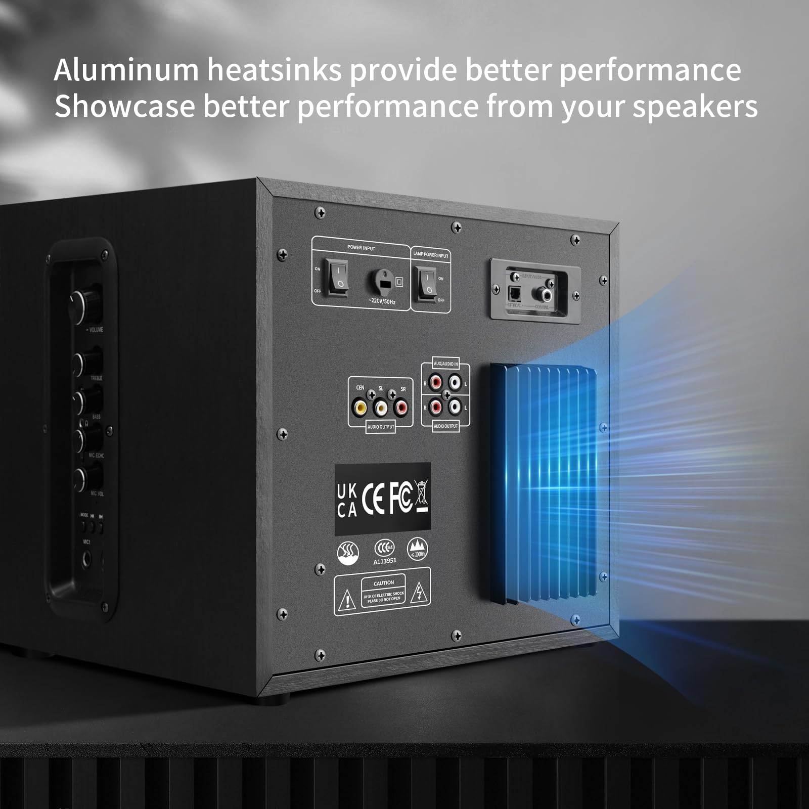 WMQ 5.1 Surround Sound Speaker System with 6.5