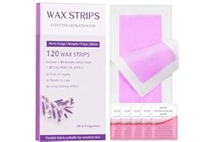 YSCFHSHC Wax Strips for Face - 98% Natural Formula for Sensitive Skin, Facial Hair Removal for Women - Gently and Quickly Removes Hair from Eyebrows, Lips, Body, Legs, and Bikini Line- Hypoallergenic