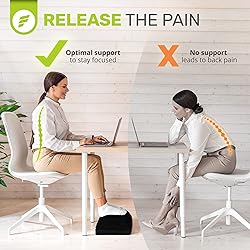 ErgoFoam Foot Rest for Under Desk at Work