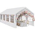 YITAHOME 13x26FT Party Tent Wedding Tent Heavy Duty Event Shelters Outdoor Canopy Upgraded Galvanized Steel Carport with Removable Sidewall Windows for Commercial and Parties