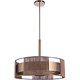 Craftmade 59096-SB Kensey Pendant, 6-Light 360 Total Watts, Satin Brass, Bulb(s) Not Included