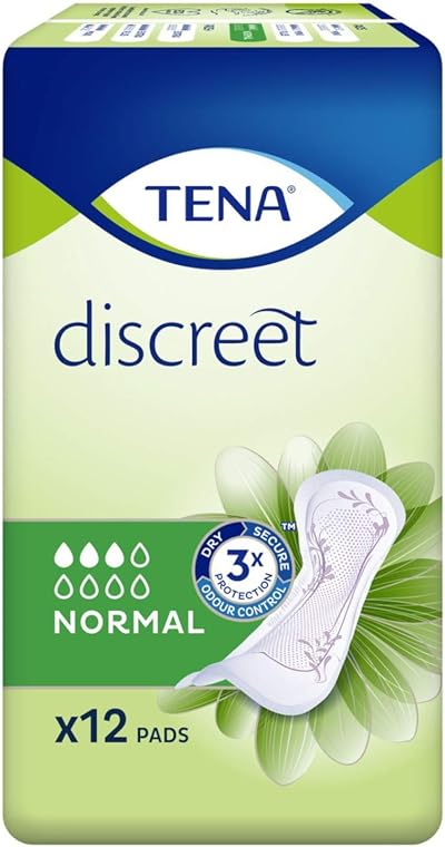 TENA Lady Discreet Normal Towels 72 Units Discreet Protection