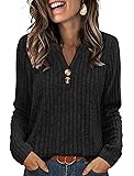 Womens Tops Long Sleeve Shirts Lightweight Sweaters