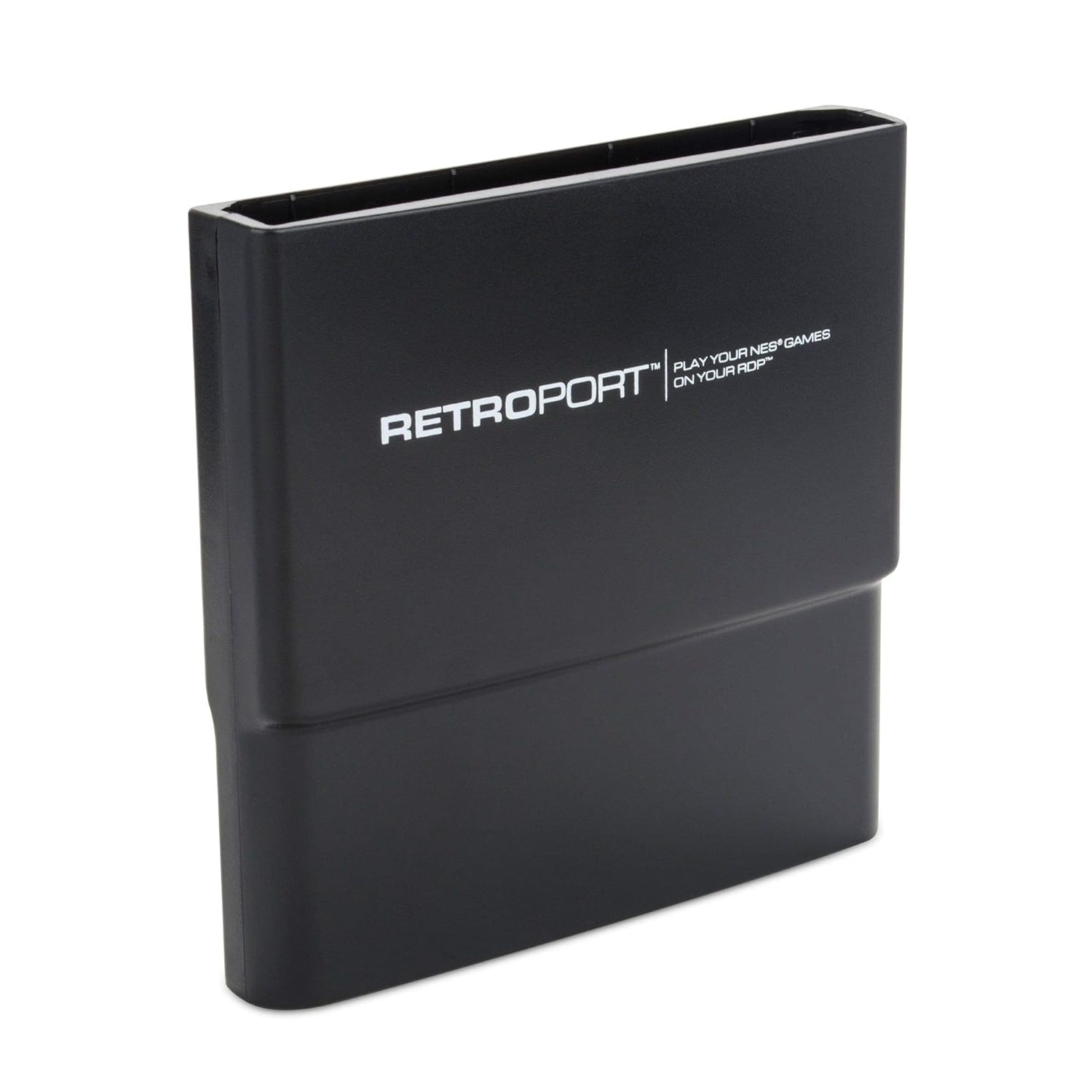 Retro-Bit RDP 2 in 1 Portable Handheld Console System - for NES and SNES Games - Black: Video Games