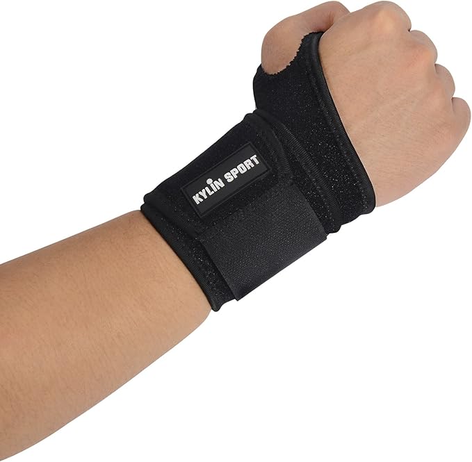 KYLIN SPORT Pair of Adjustable Wrist Support Brace for Tennis