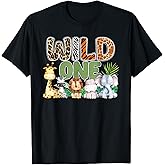 Wild One 1st Birthday Safari Family Matching T-Shirt