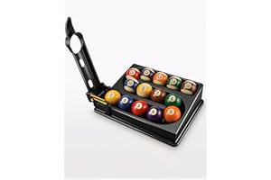 MiroCore Manual Pool Ball Rack Training Machine, Single Ball Fixed-Point Ball Placer, Improves Accuracy & Cue Control, Effici