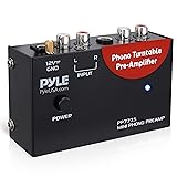 Pyle Phono Turntable Preamp - Mini Audio Stereo