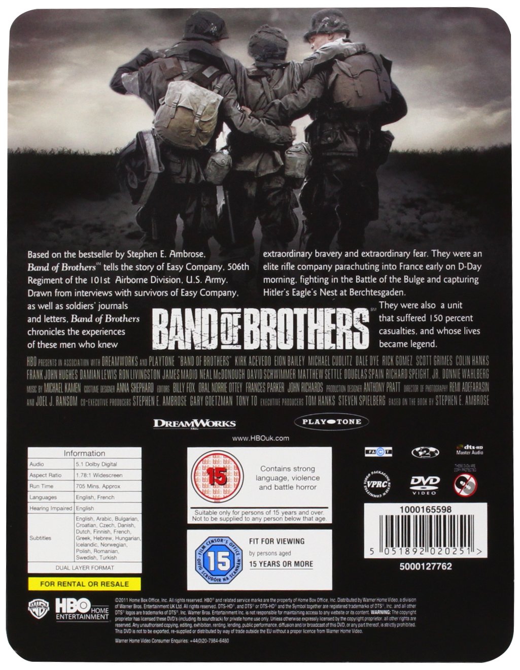 Band Of Brothers 6 Dvd Edizione: Regno Unito Reino Unido ...