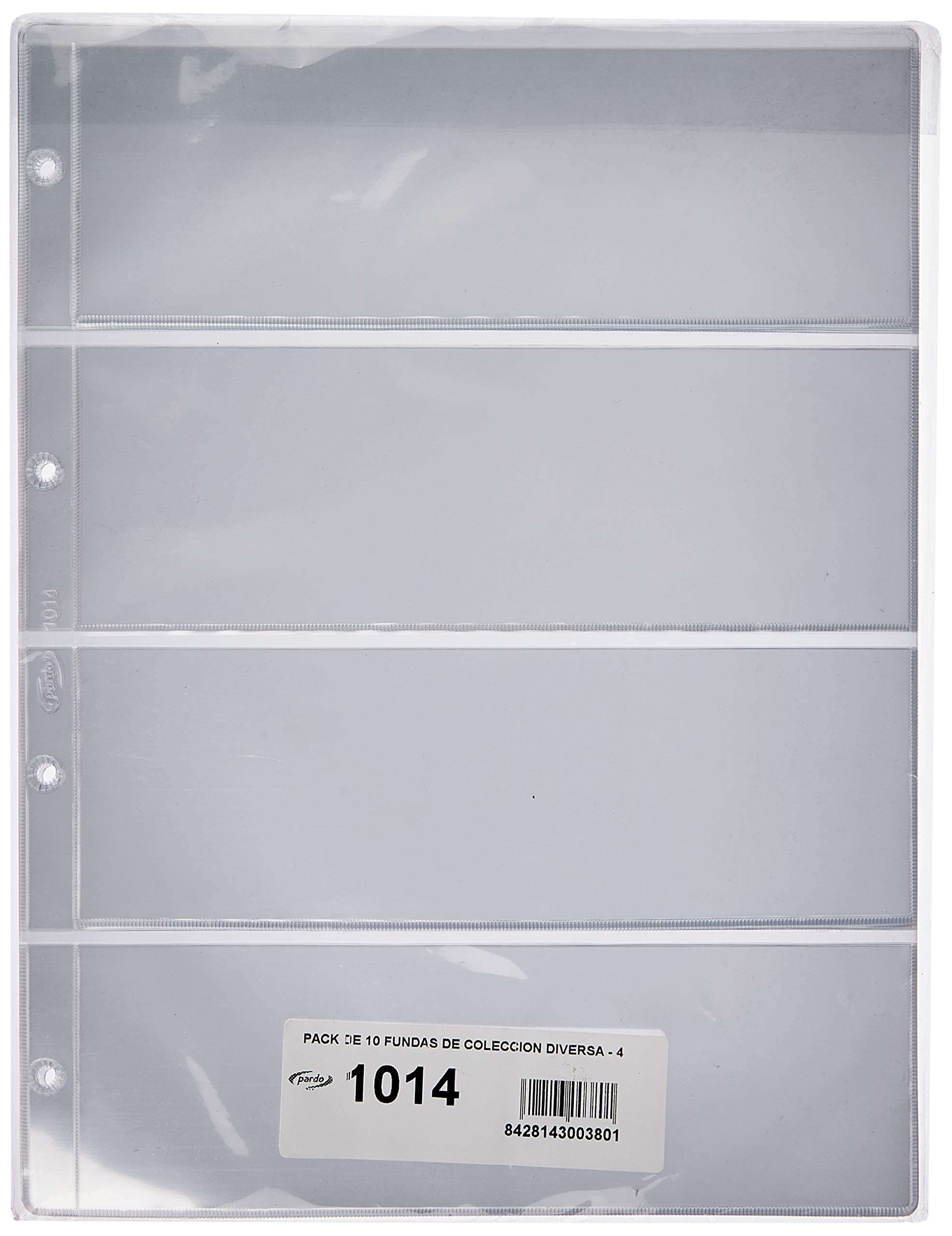 Pardo 101400 – Pack of 10 Sheet Covers Collectible Items, 4 Slots