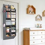 Lifewit Over the Door Storage 10-Section Clear Organizer 40 lb Load Grey view 9