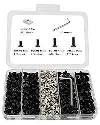 240 pcs M5 T Nut Screws Kit for 2020 2040 2080