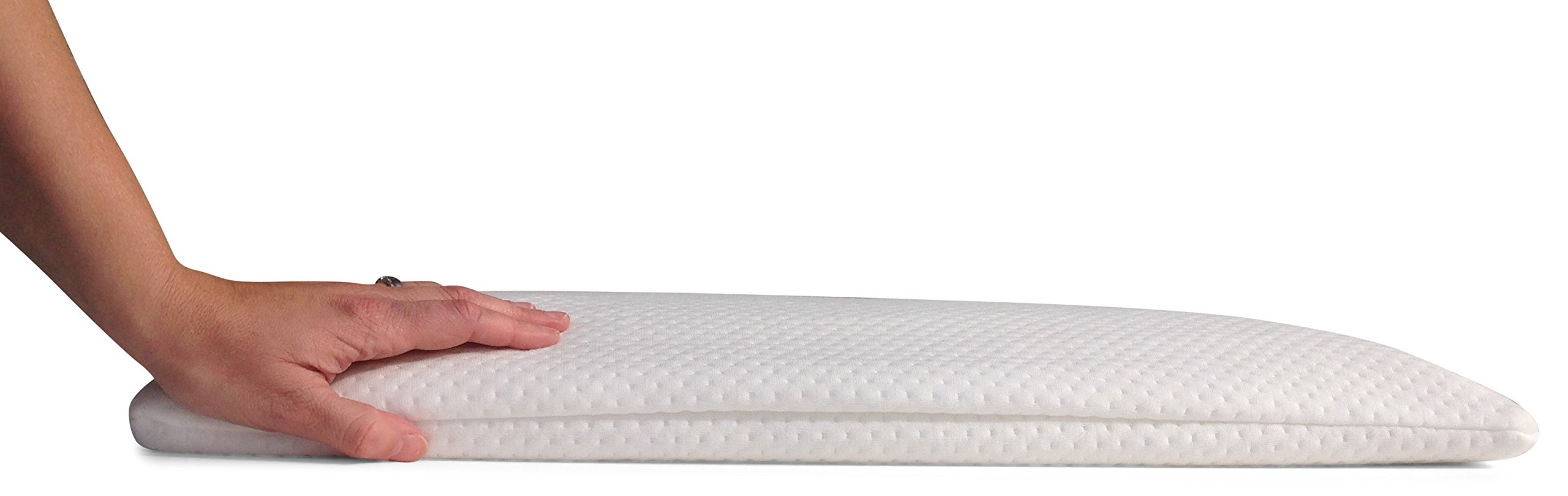 Home Luxury Living 2.5 Inch Ultra Thin Memory Foam Pillow Sleeper with