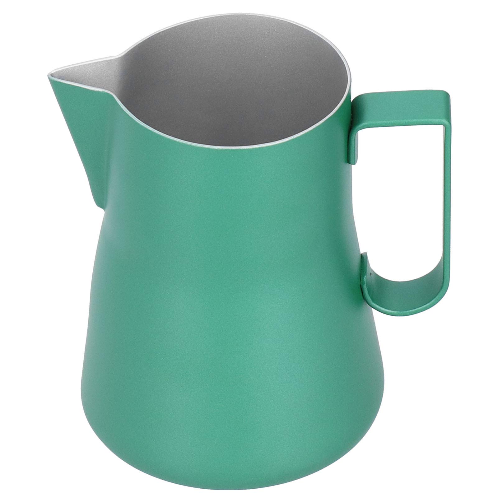 Nikou Milk Frothing Pitcher, Milk Jug 550ml Stainless Steel Pitcher Cup Coffee Frothing Jug Milk Frothing Cup, Milk Pitcher for Making Latte Art and Cappuccino Coffee (Blue Green)