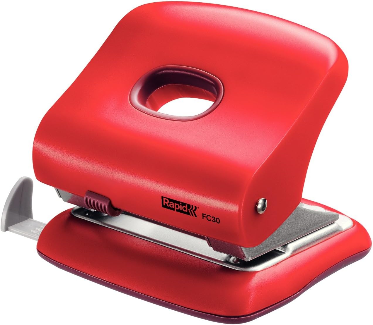 Rapid 23639403 FC30 Hole Punch, Guide Bar with Format Markings, Metal and Plastic