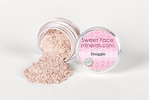 SWEET FACE MINERALS SNUGGLE EYE SHADOW Brow Jar Mineral Makeup Bare Skin Peach Pink Liner Powder