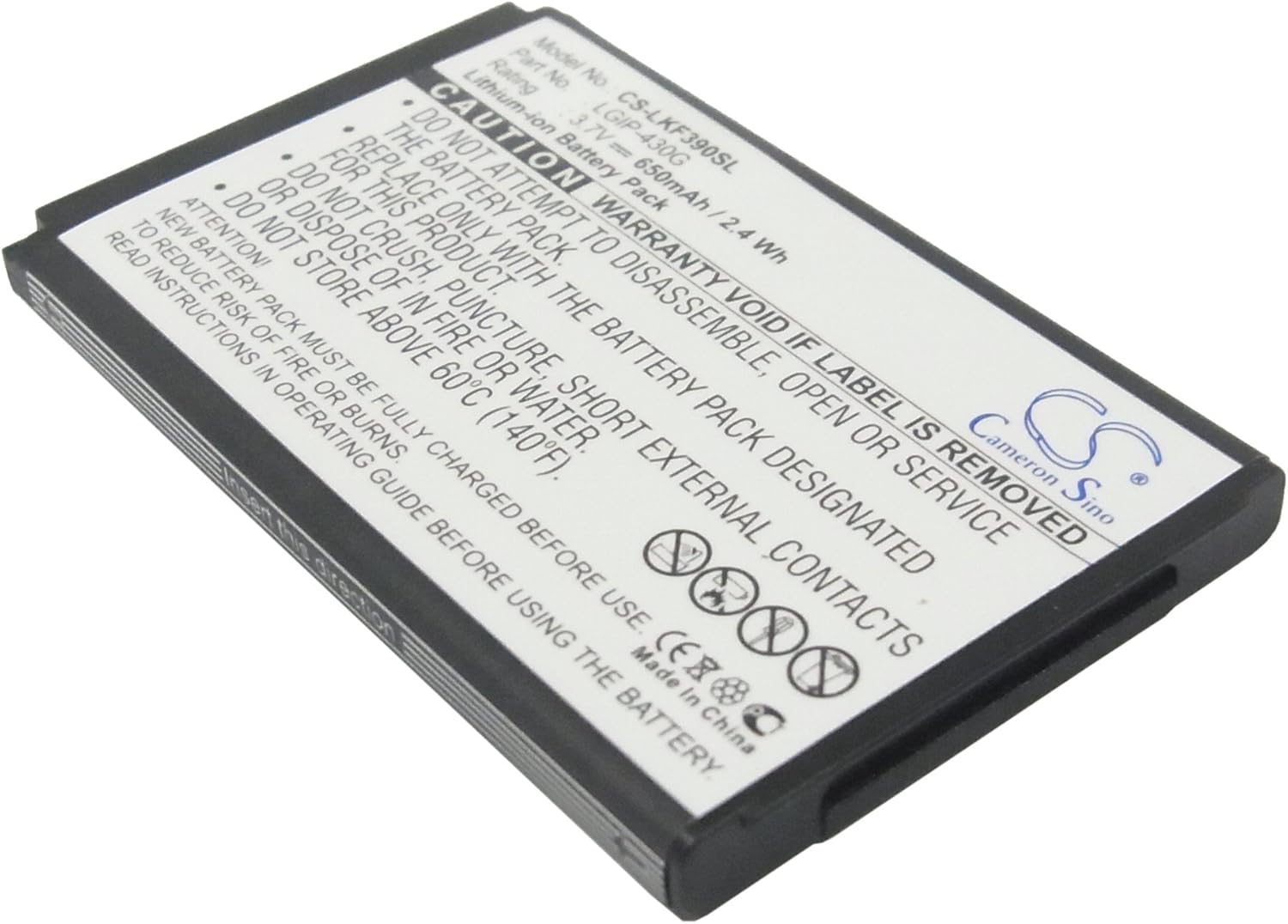Аккумулятор lgip 430g