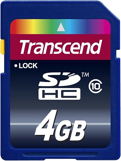 Transcend 4GB SDXC SDHC Class 10 Memory Card Premium - Fast Reliable Write