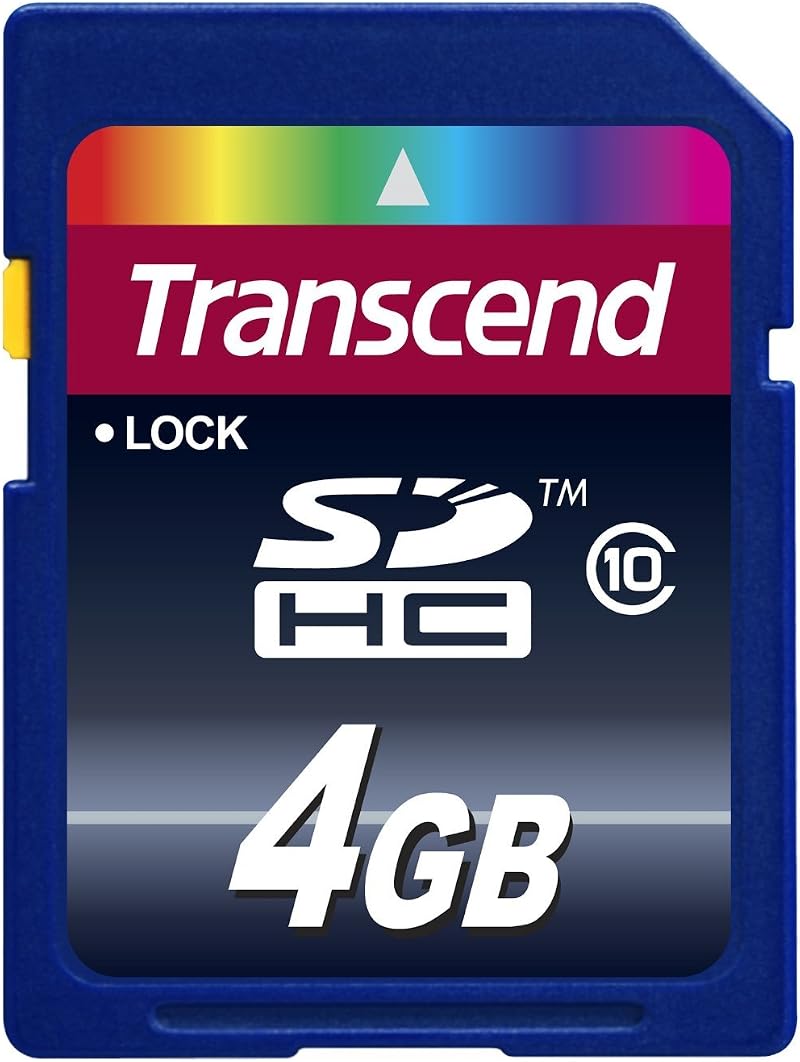 Transcend 4GB SDXC SDHC Class 10 Memory Card Premium - Fast Reliable Write