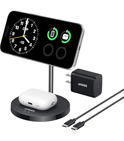 Amazon.com: Anker Magnetic Wireless Charger, 633 MagGo 2-in-1