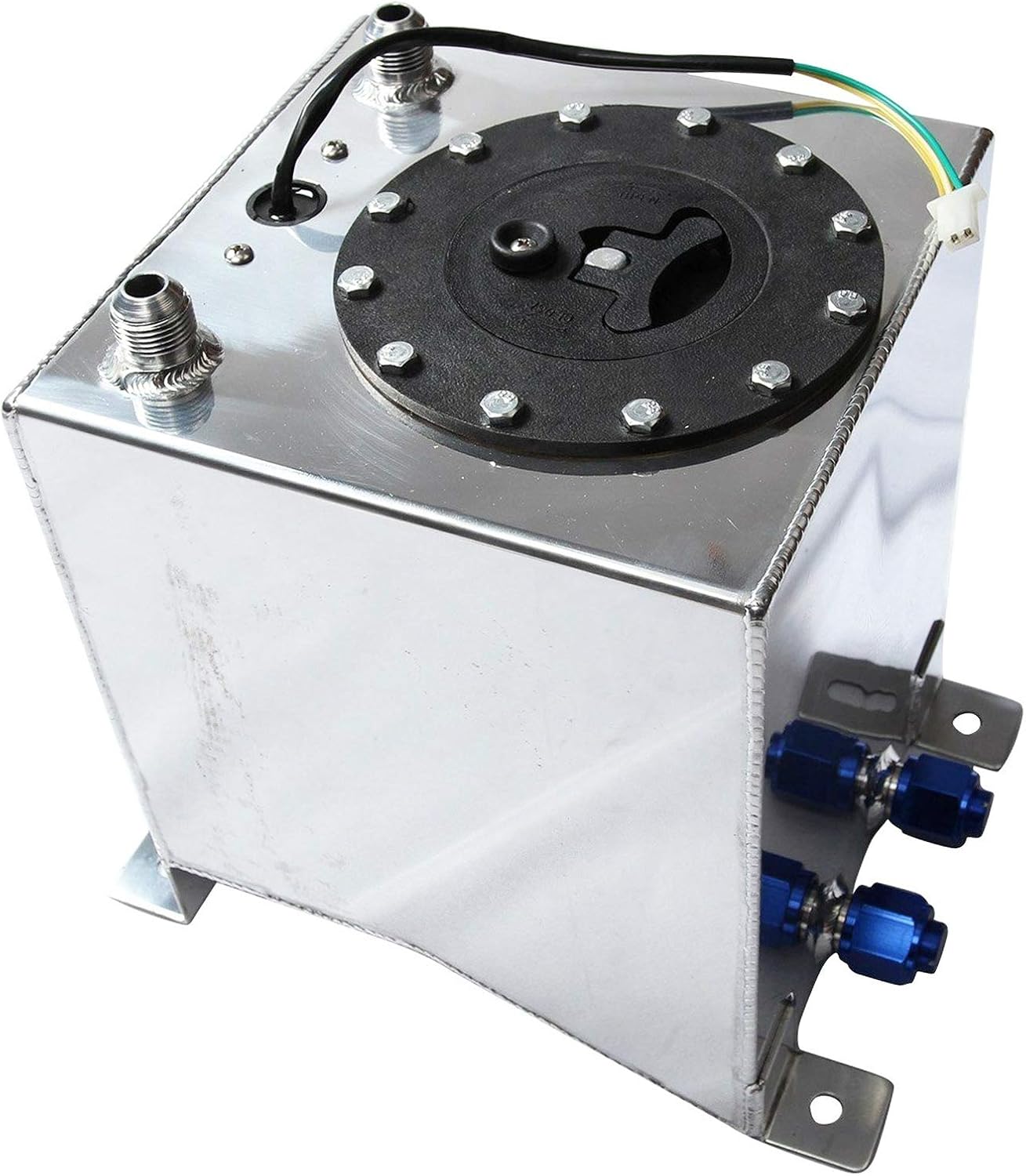 BETTERCLOUD 2.5 Gallon Polished Aluminum Fuel Cell Gas Tank