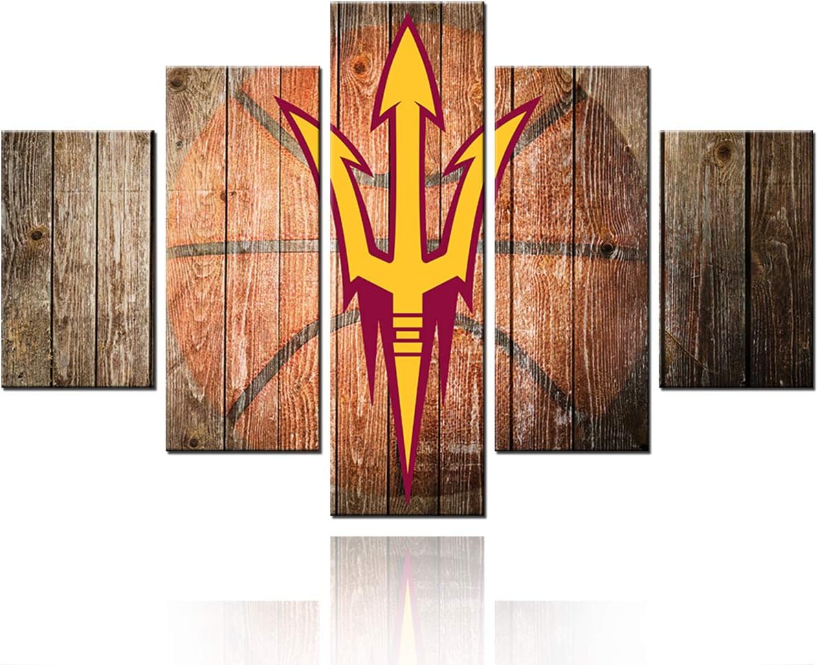 Sports Room Decor NCAA Paintings Arizona State University House