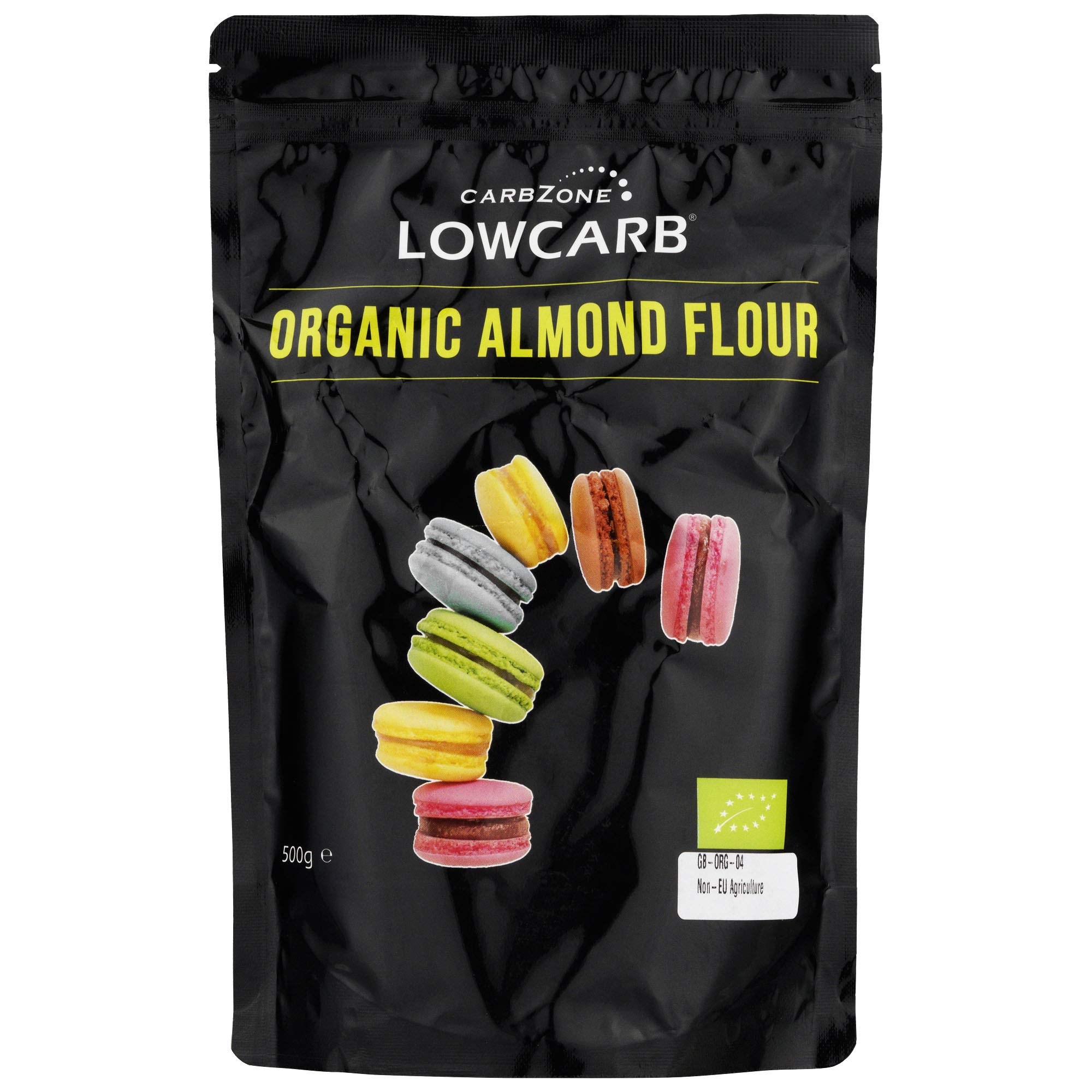 Carbzone Low Carb Organic Almond Flour 500 g Buy Online in United Arab