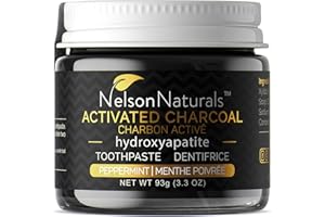 Nelson Naturals - Activated Charcoal with hydroxyapatite 93g