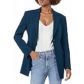 Beninos Womens Long Sleeve Blazers Business Casual Solid Lightweight Suit Jacket Office Blazer