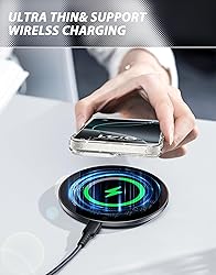 iMangoo for iPhone 16 Pro Case Clear Compatible