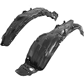 Front Fender Liner Set Compatible with 2016-2017 Accord | Compatible with 2016-2017 Honda Accord Sedan Driver &amp;; Passenger Side Splash Shields Replacement for HO1248157