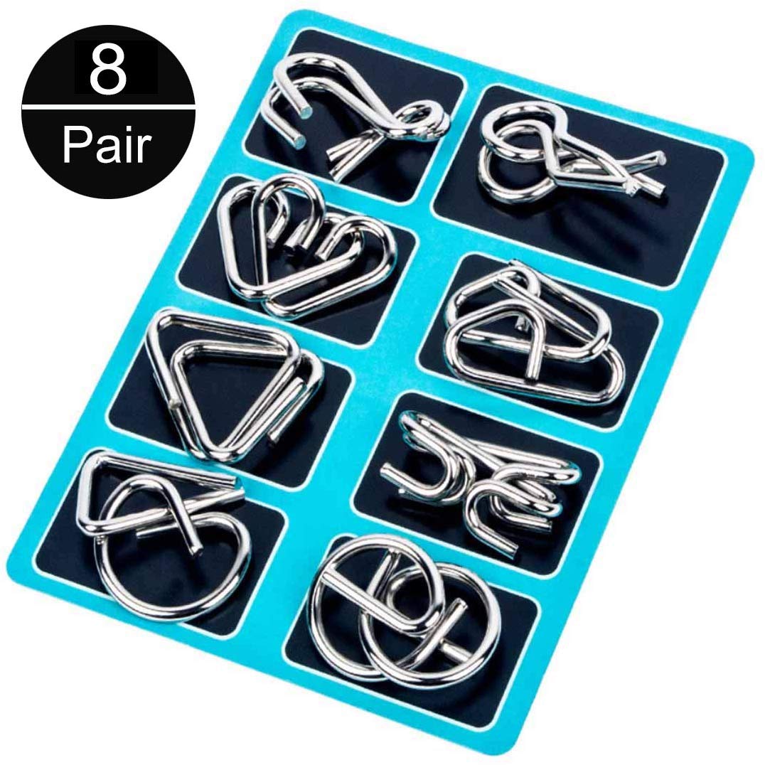 Buy ILamourCar Brain Teasers Metal Wire Puzzle Toys, IQ Test