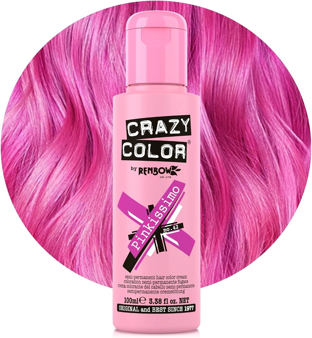 Crazy Color Renbow Pinkissimo No.42 Semi-Permanent Hair Dye 100ml