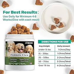BIGHERO Probiotics for Dogs - Dog Probiotics with